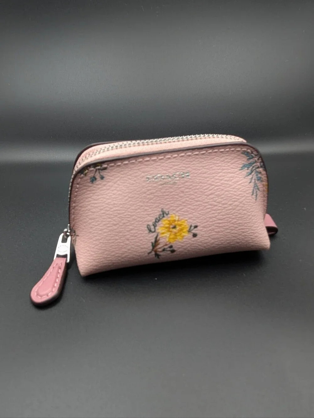 Coach Floral Blossom Micro Mini Zip Case C9880G